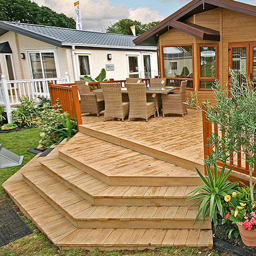 AB Sundecks with Steps and Picket Panel